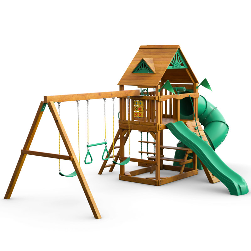 Gorilla Playsets Mountaineer Swing Set & Reviews Wayfair